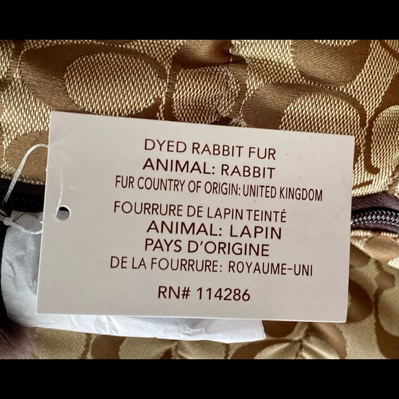 $228 NEW! COACH RABBIT FUR Signature THEONA Winter Snow Boot 6 - Picture 10 of 12